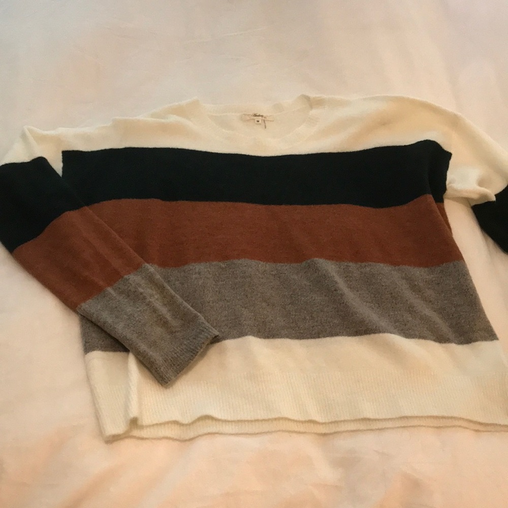 Boutique Color Block Sweater